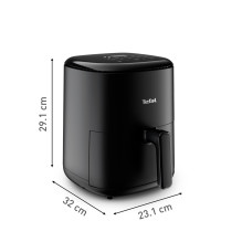 Tefal Easy Fry EY145810 fryer Single 3 L Stand-alone 1300 W Hot air fryer Black Tefal Easy Fry EY145810 fryer Single 3 L Stand-alone 1300 W Hot air fryer Black