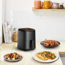 Tefal Easy Fry EY145810 fryer Single 3 L Stand-alone 1300 W Hot air fryer Black Tefal Easy Fry EY145810 fryer Single 3 L Stand-alone 1300 W Hot air fryer Black
