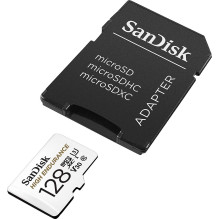 Sandisk 128GB High Endurance (weiß, UHS-I U3, Class 10, V30) Sandisk 128GB High Endurance (weiß, UHS-I U3, Class 10, V30)