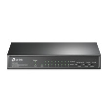 TP-Link 9 prievadų 10 / 100 Mbps stalinis komutatorius su 8 prievadų PoE+