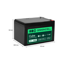 Greencell AGM VRLA 12V 12Ah...