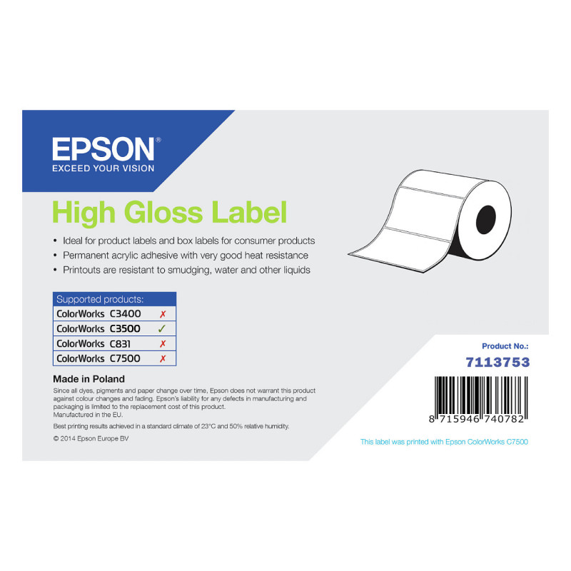 Epson Blizgi etiketė