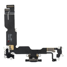 Charging flex USB for IPHONE 15 Plus black (pulled) Charging flex USB for IPHONE 15 Plus black (pulled)