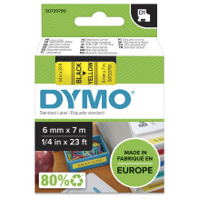 Dymo D1 Schriftband 6 mm x 7 m schwarz auf gelb 43618 Dymo D1 Schriftband 6 mm x 7 m schwarz auf gelb 43618