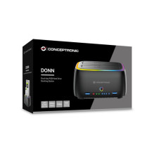 Conceptronic CONCEPTRONIC kietojo disko dėklas 2.5 / 3.5"HDD / SSD 2xUSB-A Black Conceptronic CONCEPTRONIC kietojo disko dėklas 2.5 / 3.5"HDD / SSD 2xUSB-A Black