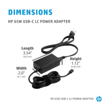 HP 65W USB-C LC POWER ADAPTER