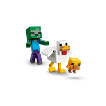 LEGO konstravimo rinkinys - LEGO Minecraft 21582 Chicken Jockey 344 vnt. LEGO konstravimo rinkinys - LEGO Minecraft 21582 Chicken Jockey 344 vnt.