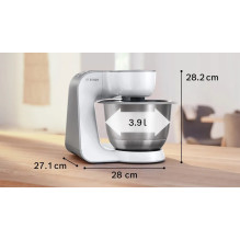 Maisto smulkintuvas - Bosch Serie 4 MUM58200 1000 W 3,9 L Baltas