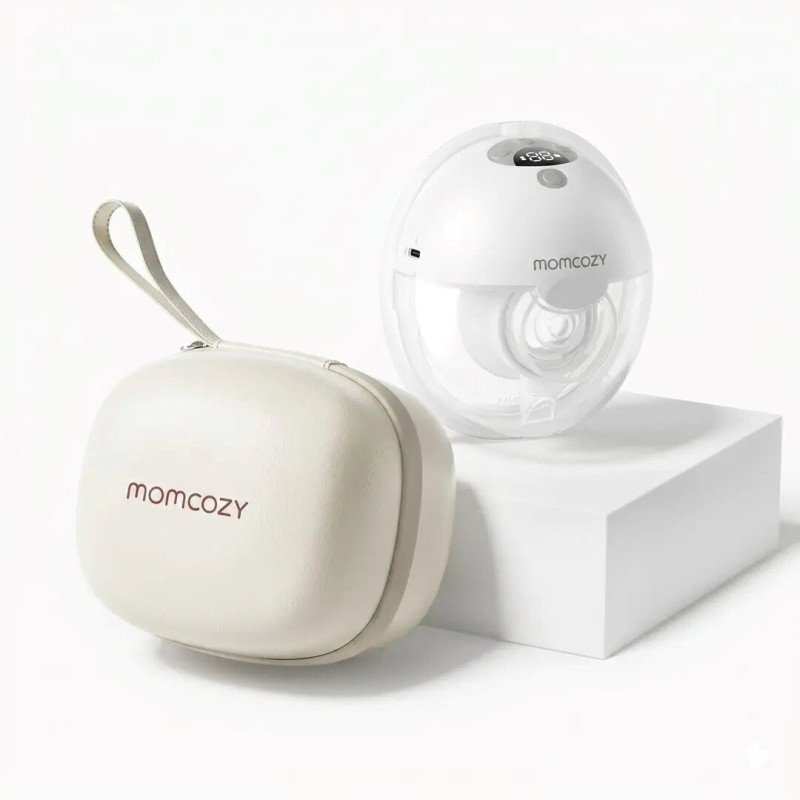 Krūtų siurblys - Momcozy M5, 9 Intensyvumo Lygiai, USB Įkraunamas, 180ml Pilkas