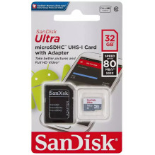MEMORY MICRO SDHC 32GB UHS-I / SDSQUNR-032G-GN3MA SANDISKAS MEMORY MICRO SDHC 32GB UHS-I / SDSQUNR-032G-GN3MA SANDISKAS