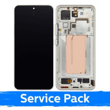 Ekranas skirtas Xiaomi 15 su rėmeliu / Green / (Service Pack)