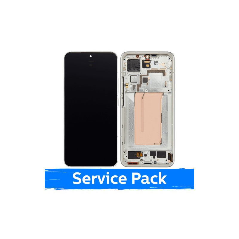 Ekranas skirtas Xiaomi 15 su rėmeliu / Green / (Service Pack)