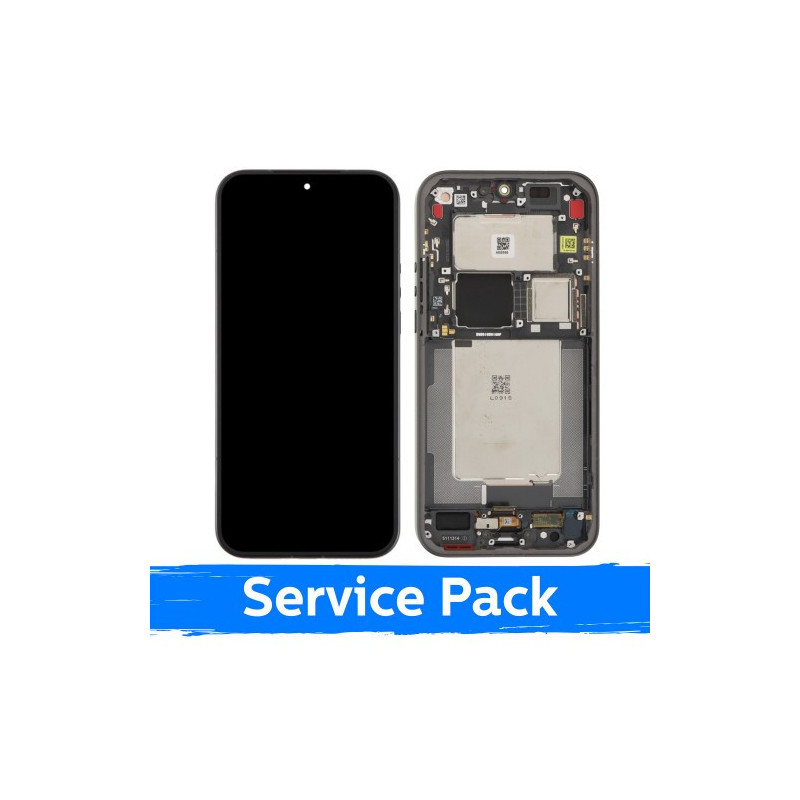 Ekranas skirtas Xiaomi 17 Ultra su rėmeliu / Black / (Service Pack)