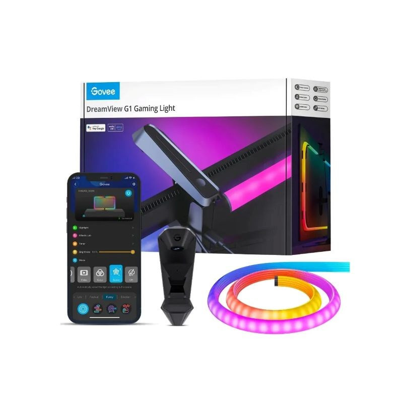 LED TV Apšvietimas - Govee DreamView G1 150 Lemputės, 42 Efektai, Reguliuojamas