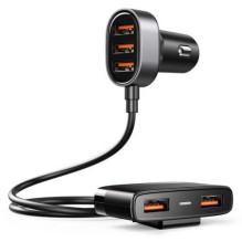 Joyroom Car Charger 5-in-1, U+U+U+U+U 31W, Black (JR-CL03) Joyroom Car Charger 5-in-1, U+U+U+U+U 31W, Black (JR-CL03)