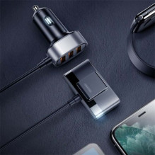 Joyroom Car Charger 5-in-1, U+U+U+U+U 31W, Black (JR-CL03) Joyroom Car Charger 5-in-1, U+U+U+U+U 31W, Black (JR-CL03)