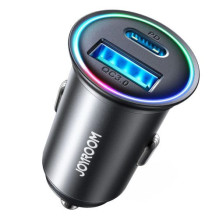 Joyroom Car Charger Mini, C+U, 60W, Black (JR-CCN04) Joyroom Car Charger Mini, C+U, 60W, Black (JR-CCN04)
