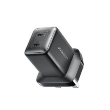 Joyroom Travel Charger (UK) C+C. PD 45W, Black (JR-TCG17)