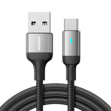 Joyroom USB - Type-C Data Cable, 3A, 1.2m, Black (S-UC027A10) Joyroom USB - Type-C Data Cable, 3A, 1.2m, Black (S-UC027A10)