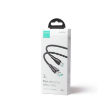 Joyroom USB - Type-C Surpass Series Fast Charging and Data Cable, 3A, 1,2m, Black (S-UC027A11) Joyroom USB - Type-C Surpass Series Fast Charging and Data Cable, 3A, 1,2m, Black (S-UC027A11)