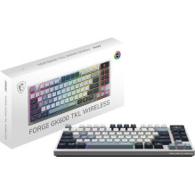 MSI FORGE GK600 TKL belaidė SKY, žaidimų klaviatūra, belaidė