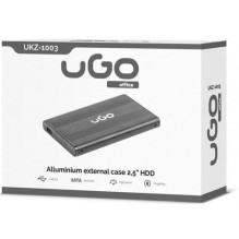 UGO External HDD Enclosure 2.5" SATA USB 2.0 Black UKZ-1003 UGO External HDD Enclosure 2.5" SATA USB 2.0 Black UKZ-1003
