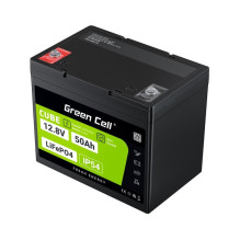 Green Cell Green Cell CUBE Akumulator LiFePO4 50Ah 12.8V 640Wh Litowo-Żelazowo-Fosforanowy do Kampera, Wózka golfowego,E