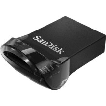 USB atmintinė SanDisk Ultra Fit USB 3.1, juoda sp., 32 GB USB atmintinė SanDisk Ultra Fit USB 3.1, juoda sp., 32 GB