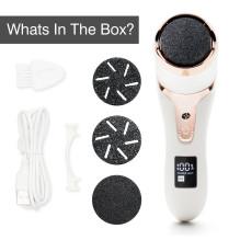 Rio PEDI5-EU / 1.1 Go Smooth Electric Foot File With Vacuum Action, White