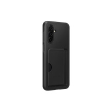 Phone case with card slot for Galaxy A17, black Phone case with card slot for Galaxy A17, black