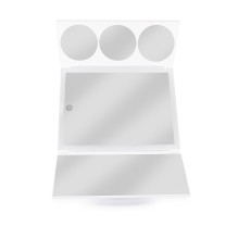 Rio MMFS-EU-L / 1,6 Full Size Folding Mirror, White