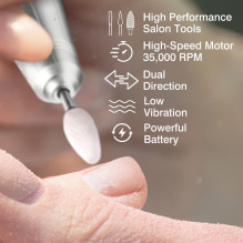 Rio NAES-TOP-EU / 1.0 Salon Pro Elecric Nail File &amp; Drill