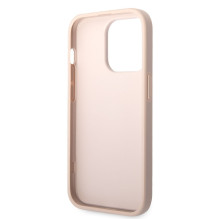 Case Guess PU 4G Metal Logo Apple iPhone 14 Pro Max pink Case Guess PU 4G Metal Logo Apple iPhone 14 Pro Max pink