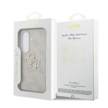 Case Guess PU 4G Metal Logo Samsung S942 S26 pink