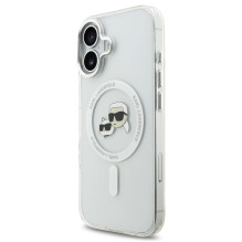 Dėklas Karl Lagerfeld IML KCH Heads Metal Frame MagSafe Apple iPhone 17 Dėklas Karl Lagerfeld IML KCH Heads Metal Frame MagSafe Apple iPhone 17
