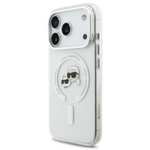 Dėklas Karl Lagerfeld IML KCH Heads Metal Frame MagSafe Apple iPhone 17 Pro Dėklas Karl Lagerfeld IML KCH Heads Metal Frame MagSafe Apple iPhone 17 Pro