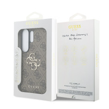 Case Guess PU 4G Metal Logo Samsung S948 S26 Ultra brown