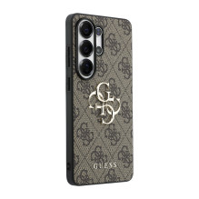 Case Guess PU 4G Metal Logo Samsung S948 S26 Ultra brown