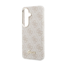 Case Guess PU 4G Script Metal Logo Magnetic Samsung S942 S26 pink Case Guess PU 4G Script Metal Logo Magnetic Samsung S942 S26 pink