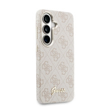 Case Guess PU 4G Script Metal Logo Magnetic Samsung S942 S26 pink Case Guess PU 4G Script Metal Logo Magnetic Samsung S942 S26 pink
