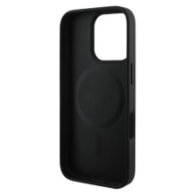 Case Guess PU Leather 4G Colored Ring MagSafe Apple iPhone 16 Pro black Case Guess PU Leather 4G Colored Ring MagSafe Apple iPhone 16 Pro black