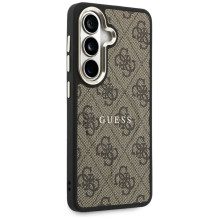 Dėklas Guess PU Leather 4G Gold Frame Magnetic Samsung S942 S26 rudas Dėklas Guess PU Leather 4G Gold Frame Magnetic Samsung S942 S26 rudas