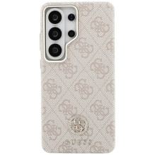 Dėklas Guess PU Leather 4G Strass Logo Gold Frame Magnetic Samsung S948 S26 Ultra rožinis Dėklas Guess PU Leather 4G Strass Logo Gold Frame Magnetic Samsung S948 S26 Ultra rožinis