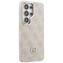 Case Guess PU Leather 4G Strass Logo Gold Frame Magnetic Samsung S948 S26 Ultra pink Case Guess PU Leather 4G Strass Logo Gold Frame Magnetic Samsung S948 S26 Ultra pink