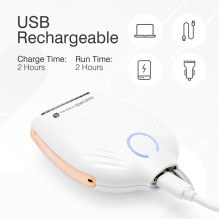 Rio SHSH-WH-BOT-EU / 1.0 Go Smooth moteriškas skustuvas, baltas