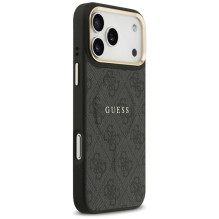 Case Guess PU Leather 4G Gold Frame MagSafe Apple iPhone 17 Pro Max black Case Guess PU Leather 4G Gold Frame MagSafe Apple iPhone 17 Pro Max black