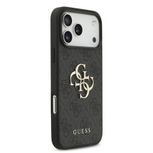 Case Guess PU 4G Metal Logo Apple iPhone 17 Pro Max gray Case Guess PU 4G Metal Logo Apple iPhone 17 Pro Max gray