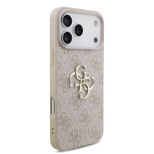 Case Guess PU 4G Metal Logo Apple iPhone 17 Pro Max pink Case Guess PU 4G Metal Logo Apple iPhone 17 Pro Max pink