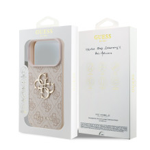Case Guess PU 4G Metal Logo Apple iPhone 17 Pro pink