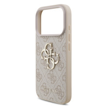 Case Guess PU 4G Metal Logo Apple iPhone 17 Pro pink